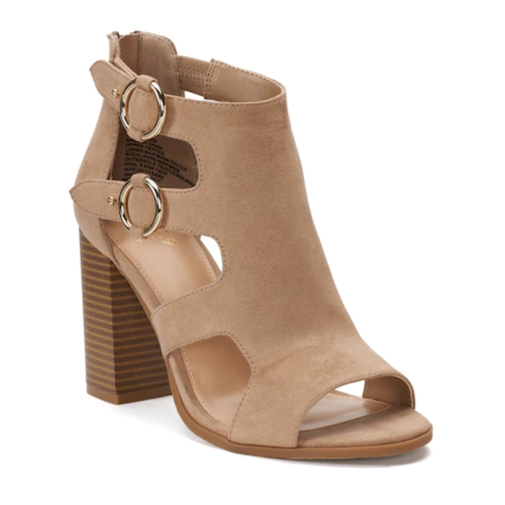 Peep Toe High Heel Sandal